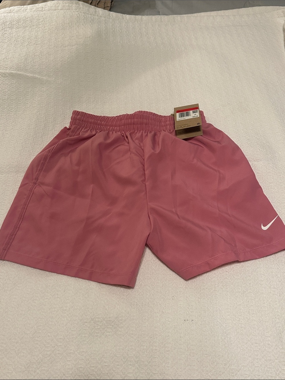 Nike Boys Performance Pink Athletic Shorts